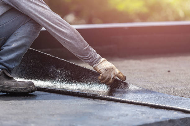 Professional Waterproofing technician working in Norwalk, OH